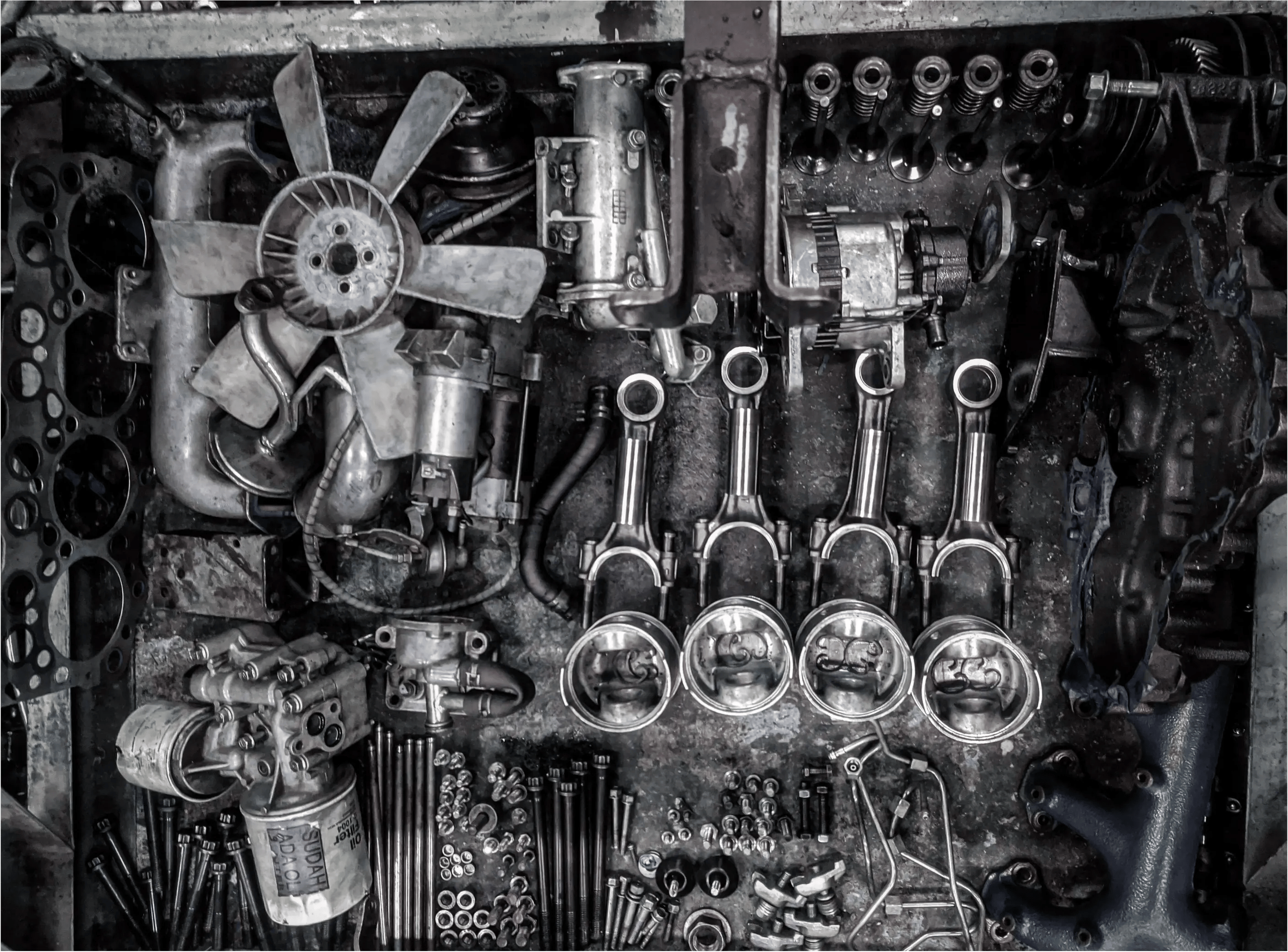 overhaul marine engine